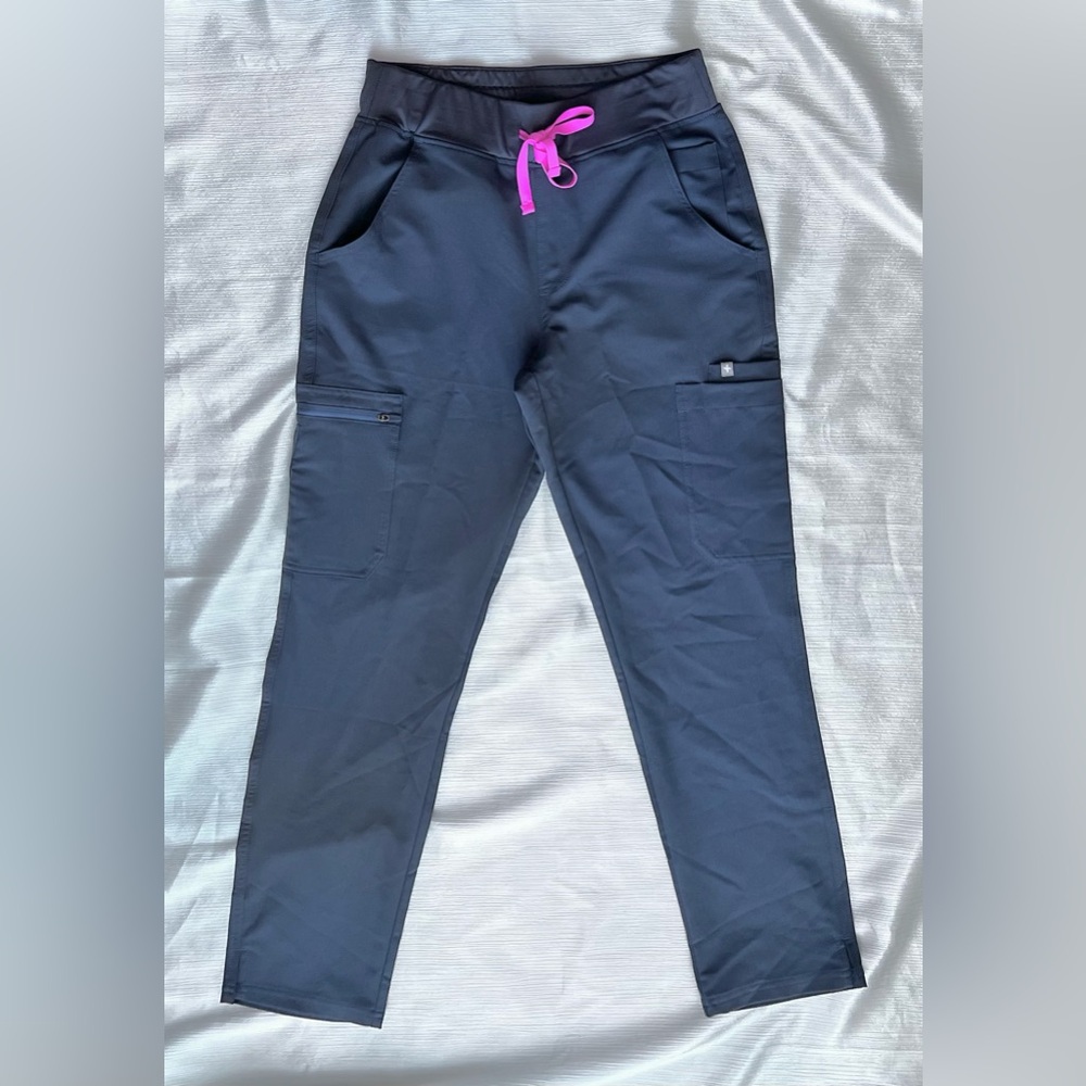NEW FIGS YOLA Women’s Sz S Petite High Waisted Skinny Scrub Healthcare Pants - Picture 5 of 12